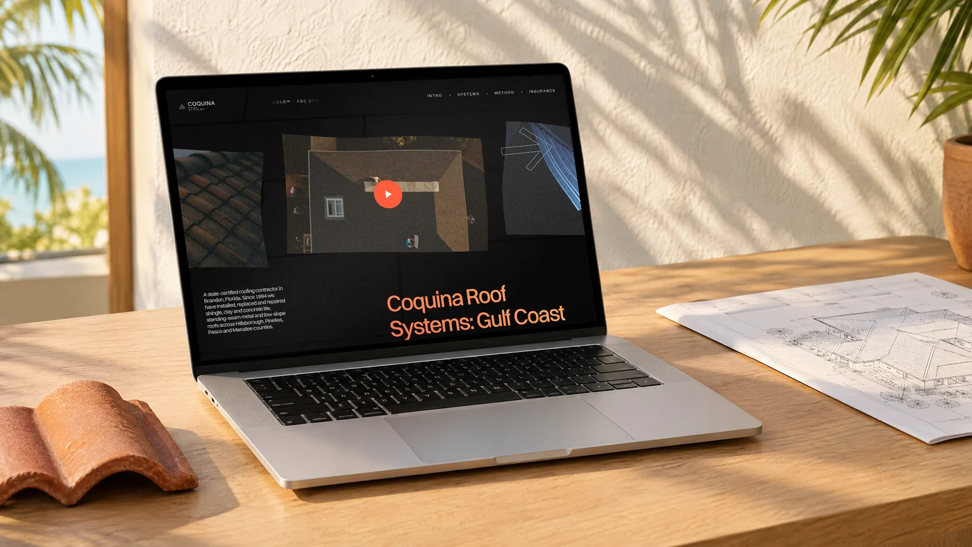 Coquina Roof Systems website