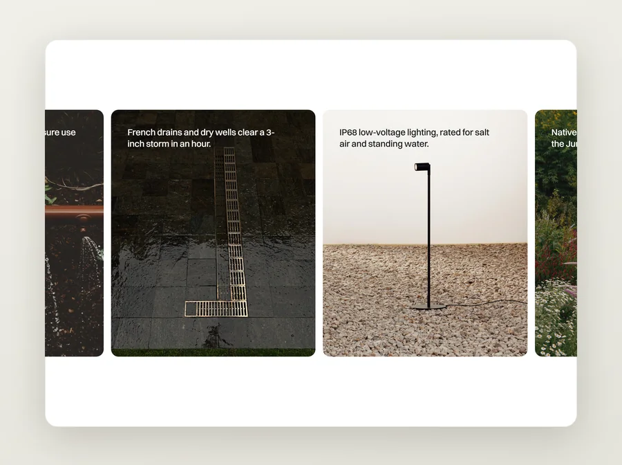 Screen from the Coquina website